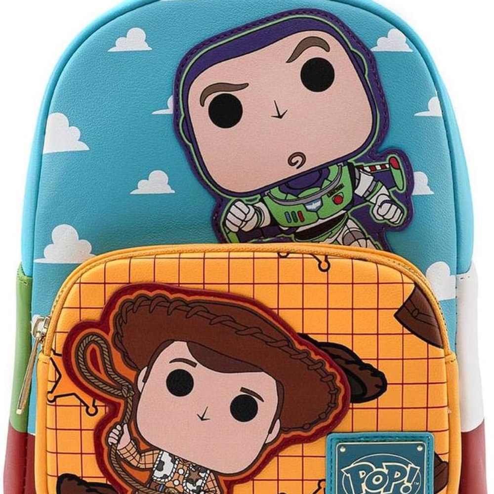 Loungefly Blue and Orange Toy Story Backpack